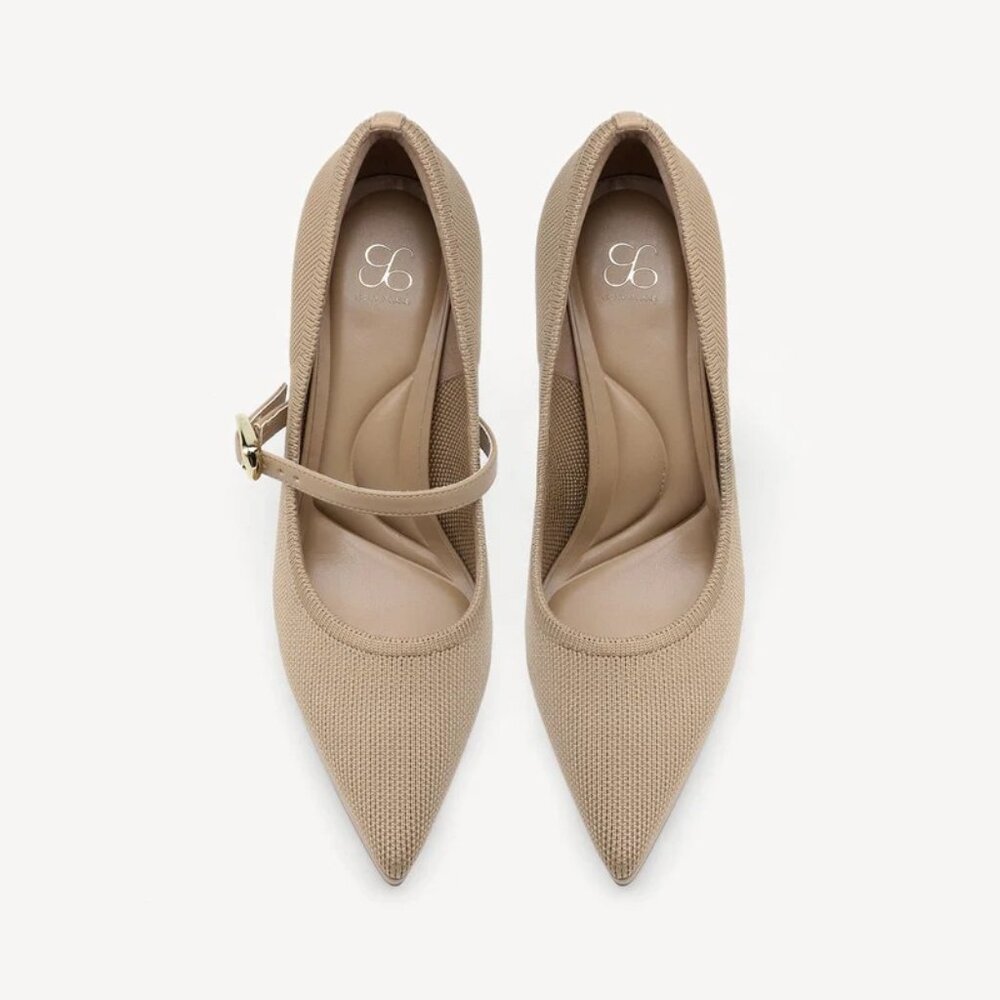 Cosy Island StyleFlex Pointed Toe Heeled Platform Pumps - Size 11